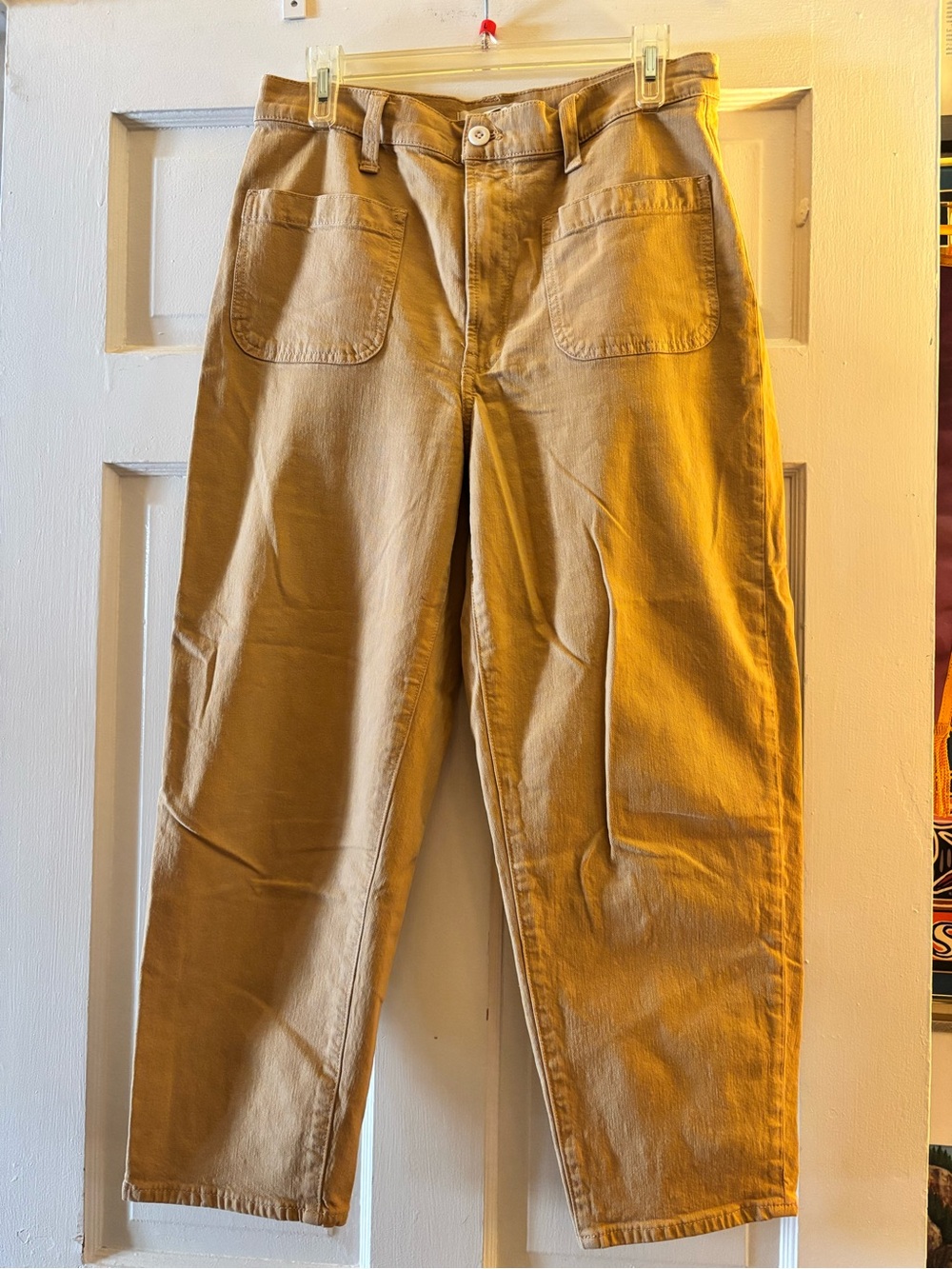 Madewell Barrel Jeans— Tan